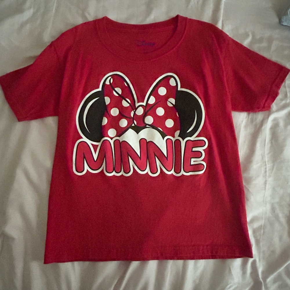Disney Minnie Mouse Red Short Sleeve Tee